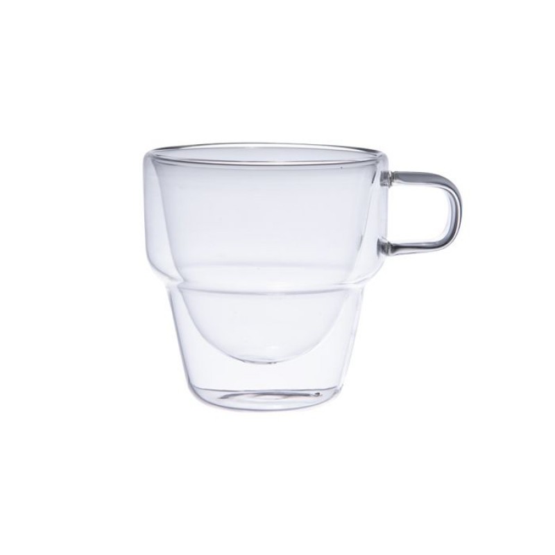 Set Mit 6 Sao 10cl Doppelwandigen Borosilikatglas-kaffeetassen - Table Passion