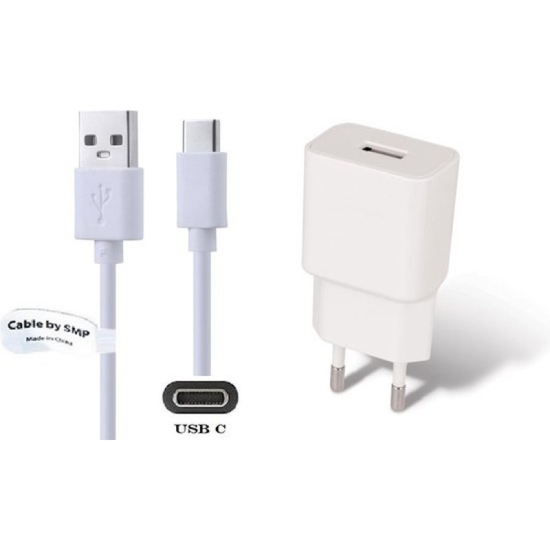 2-a-ladegerät + 2 M Langes Standard-usb-c-kabel. Universeller Ladeadapter, Kompatibel Mit Samsung Galaxy A33, A52, A6s, A70, A71, A72, A73, A80, A90, C7 Pro, C9 Pro, Galaxy F02s, F12, F13, F2