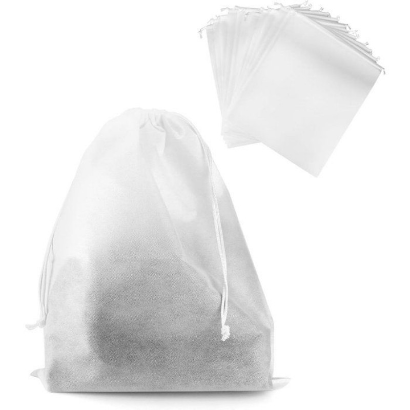 Atmungsaktive Staubschutzhülle Aus Vliesstoff Mit Kordelzug – 6er-set Aufbewahrungsbeutel (50 X 40 Cm) – Für Handtaschen, Tragetaschen Und Schuhe