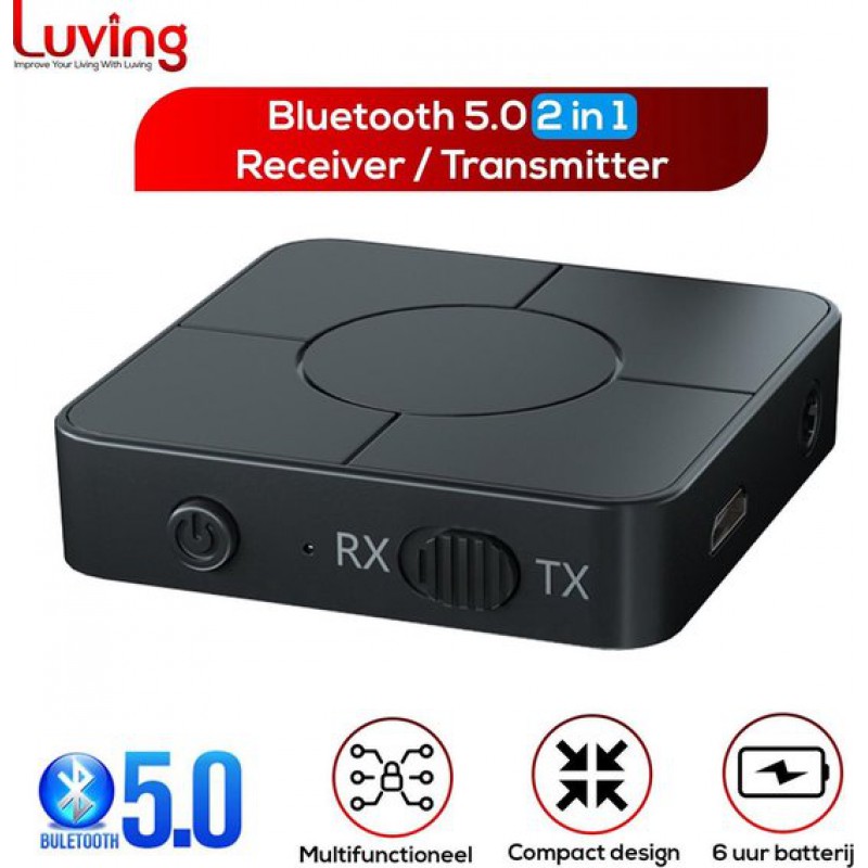 ™ - Kn326 - Bluetooth-empfänger - Bluetooth-sender - Sender Und Empfänger - 3,5-mm-aux-/cinch-anschluss - Freisprechfunktion