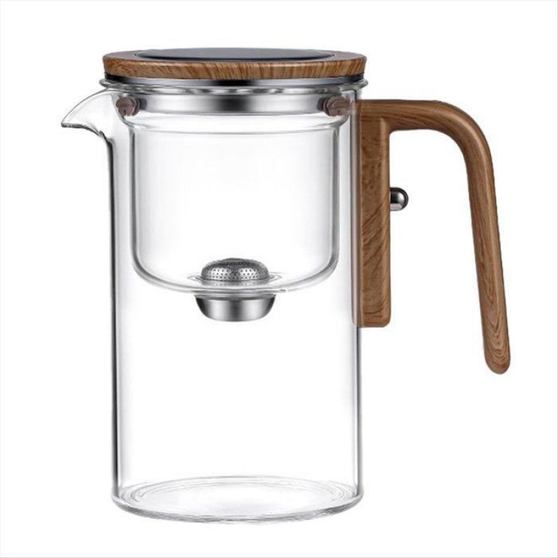 600-ml-glas-zauberteekanne Mit Wasserabscheider, Zauberteekanne Mit Teesieb, Glas-teekanne Mit Sieb