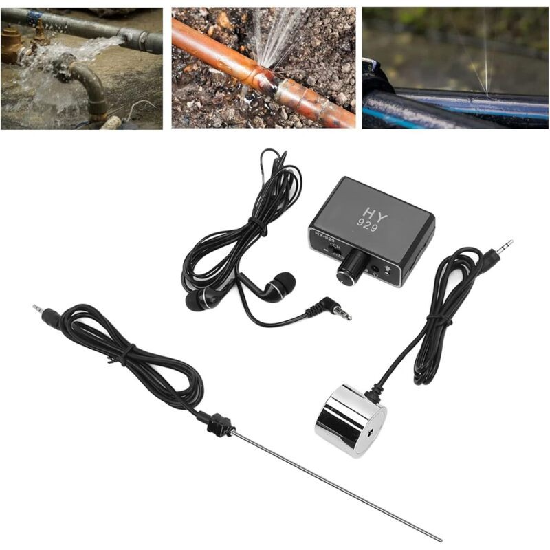 Tigrezy Lecksuchgerät Für Wasserleitungen Mit Zwei Sonden Und Hochempfindlichen Kopfhörern, Eu-stecker