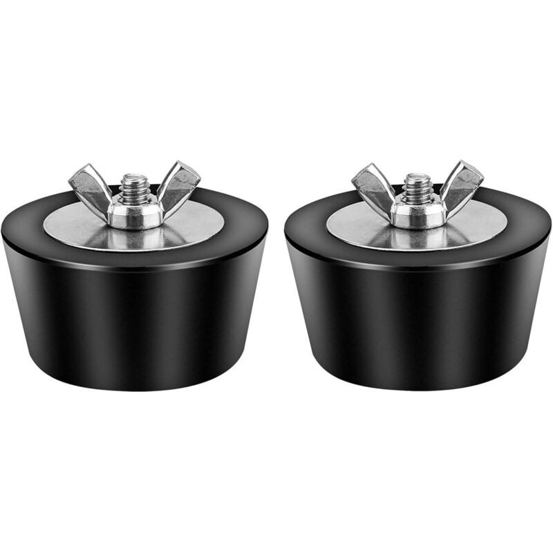 2 Stück (51 Mm) Winterfestmacher Für Schwimmbecken, Winterfestmacher Aus Gummi, Konischer Winterfestmacher Zum Schutz Vor Korrosion, Langlebiger Rücklaufstopfen Für Schwimmbecken