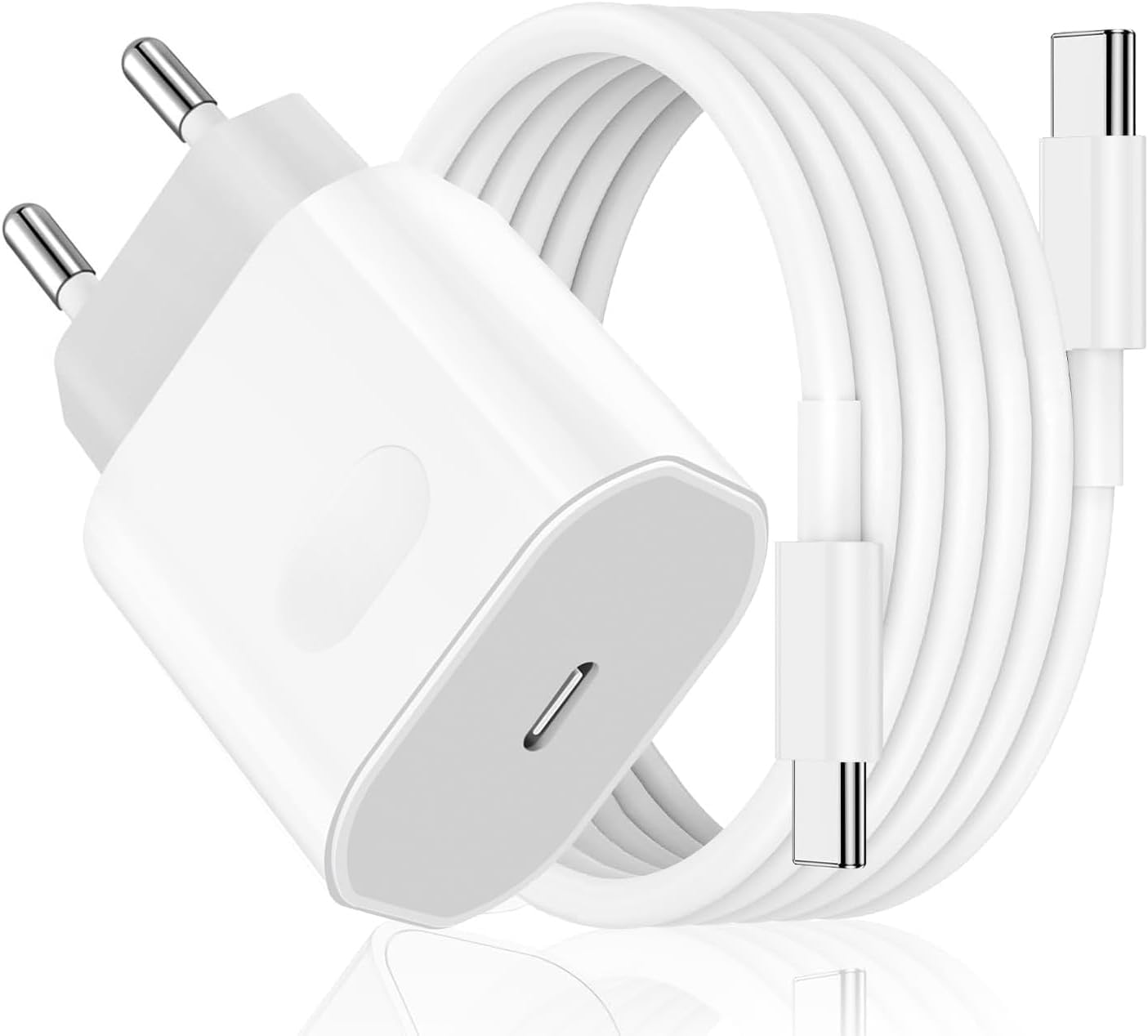Ladegerät Usb C Rapide Für Iphone 17/17 Air/17 Pro/17 Pro Max, Iphone 16/15/15 16 Pro Max, Ladegerät Adapter Secteur Embout 27 W Mit Usb-c 2m