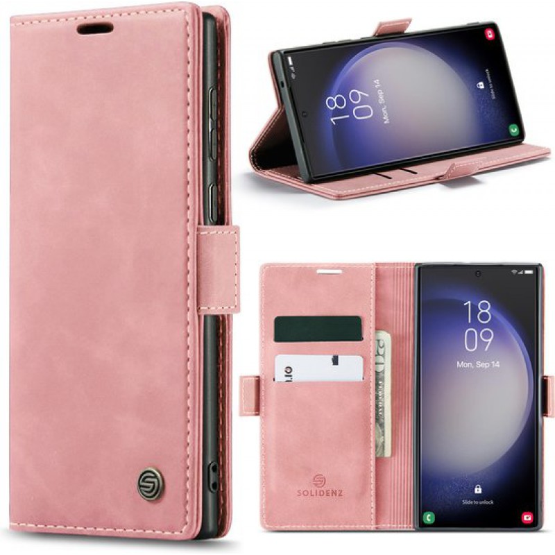 Hülle – Kompatibel Mit Samsung Galaxy S23 Ultra – Urban Book – Pink