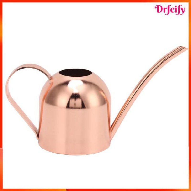 Gießkanne – Mini 21,5 Cm – Edelstahl – Langer, Feiner Ausguss – Roségold