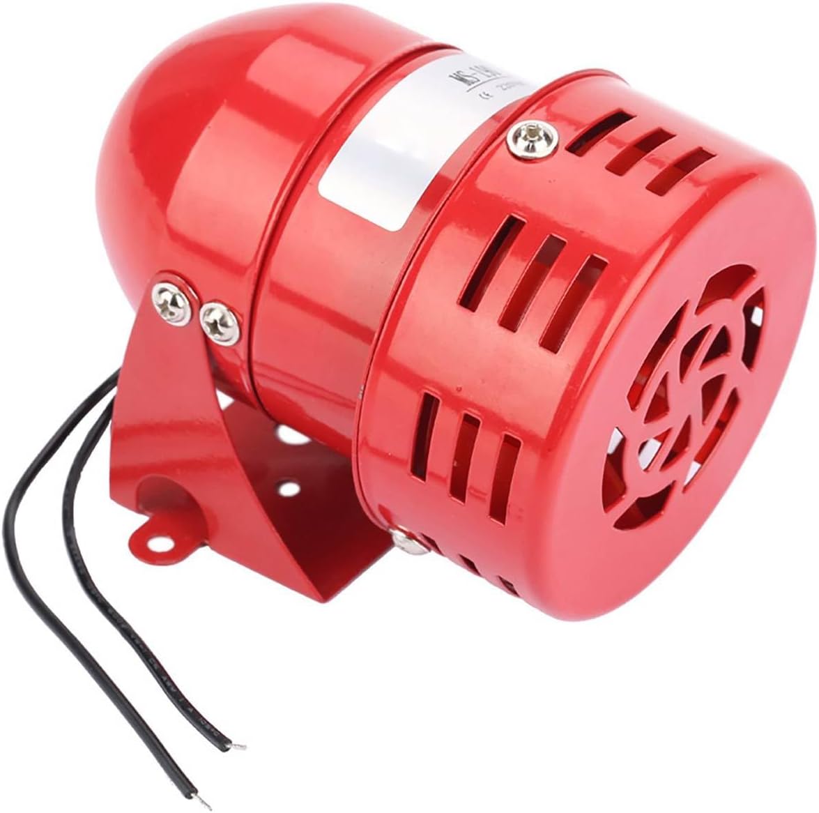 Sirene-alarm 220 V, Leistungsstarker Außenalarm, Sirene-alarm 110 Db, Rouge Moteur Conduit Sirène Métal Corne Industrie Bateau Alarme 25 W 50 Ma