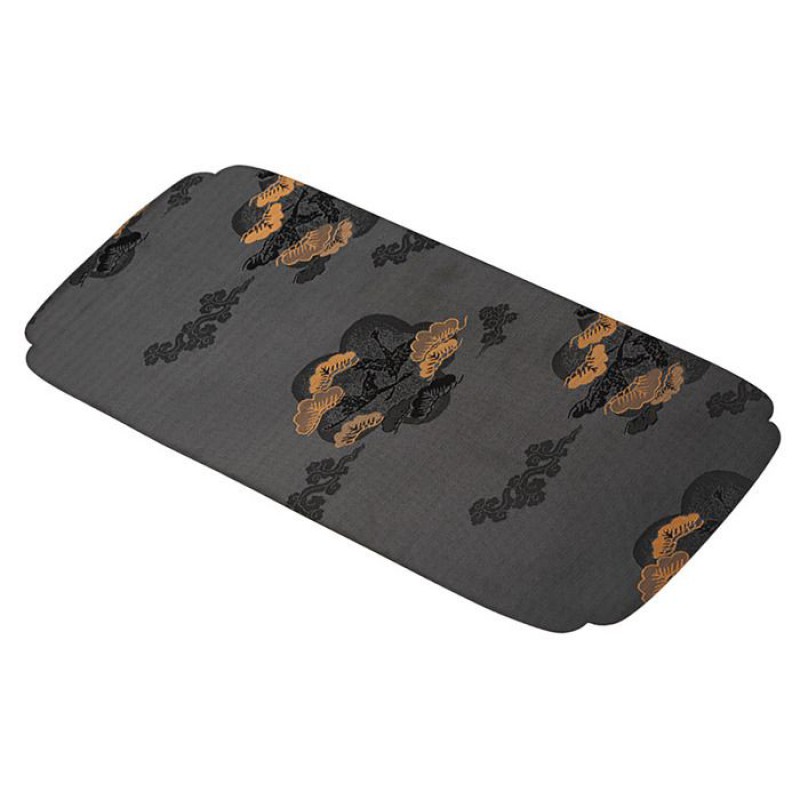 Tee-serviermatte, Dekorative Tee-serviermatte, Waschbar, Exquisite Stickerei, Diy-matte, Schwarze Packung