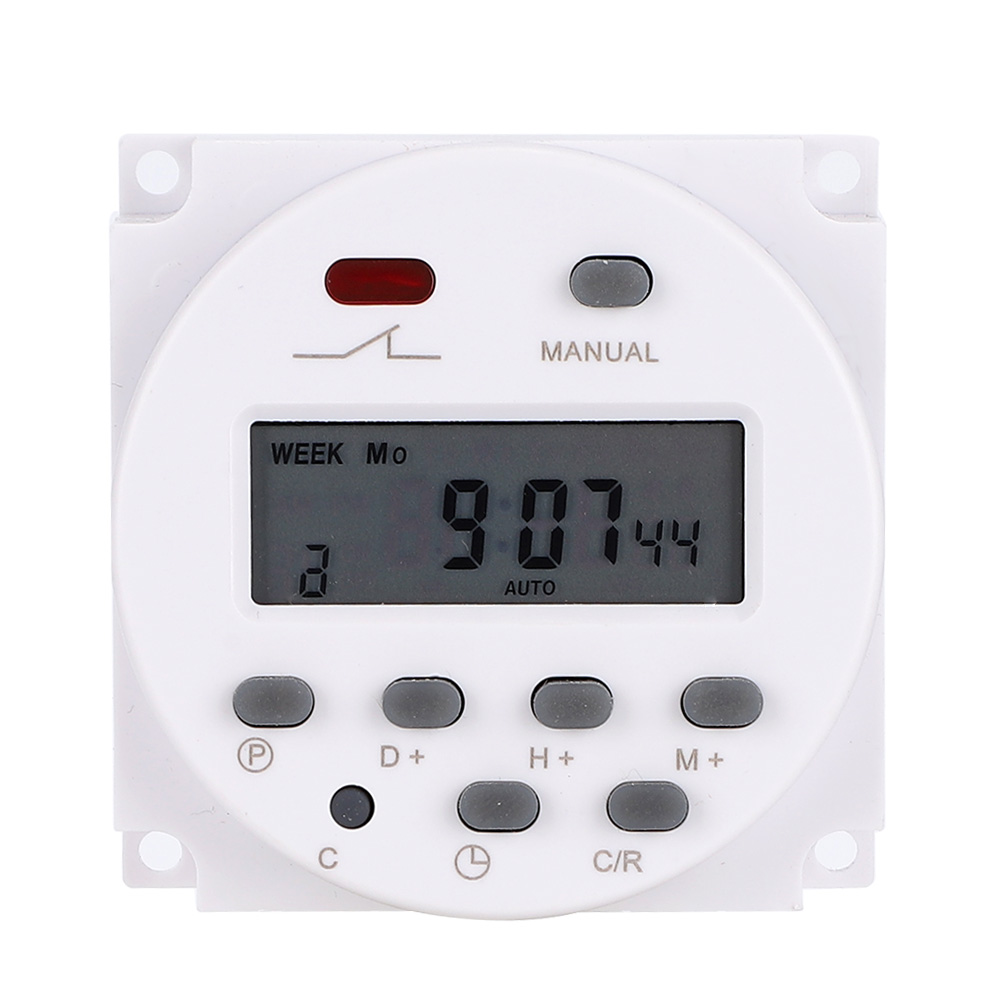 12v 16a Wochentimer, Mikroprozessorgesteuertes Ein/aus, Programmierbares Zeitrelais