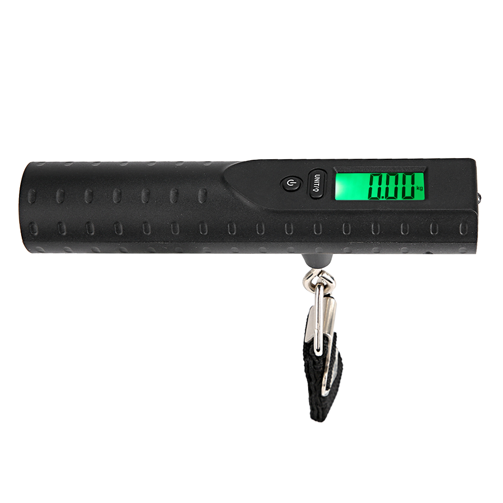 Elektronische Reisewaage Ocs-38 50 Kg/110 Lb Mit Lcd-display, Externem Akku Und Led-beleuchtung