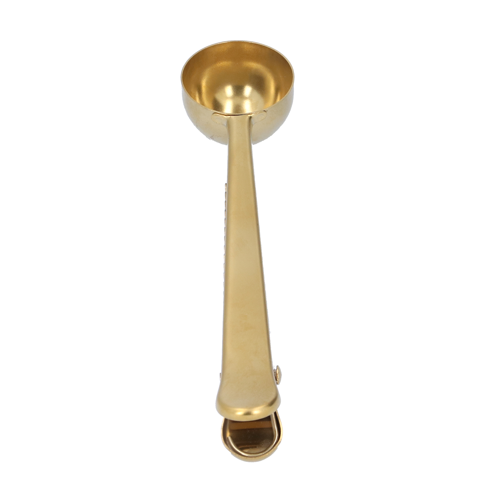 2-in-1 Multifunktionaler Kaffeemesslöffel Mit Beutelclip, Aus Edelstahl 430.