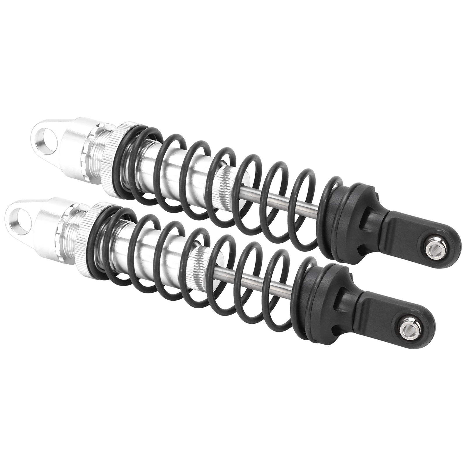 2 X 173 Mm Rc-aluminium-stoßdämpfer Für Hsp 94050 1/5 Rc-benzin-offroad-autos (silber)