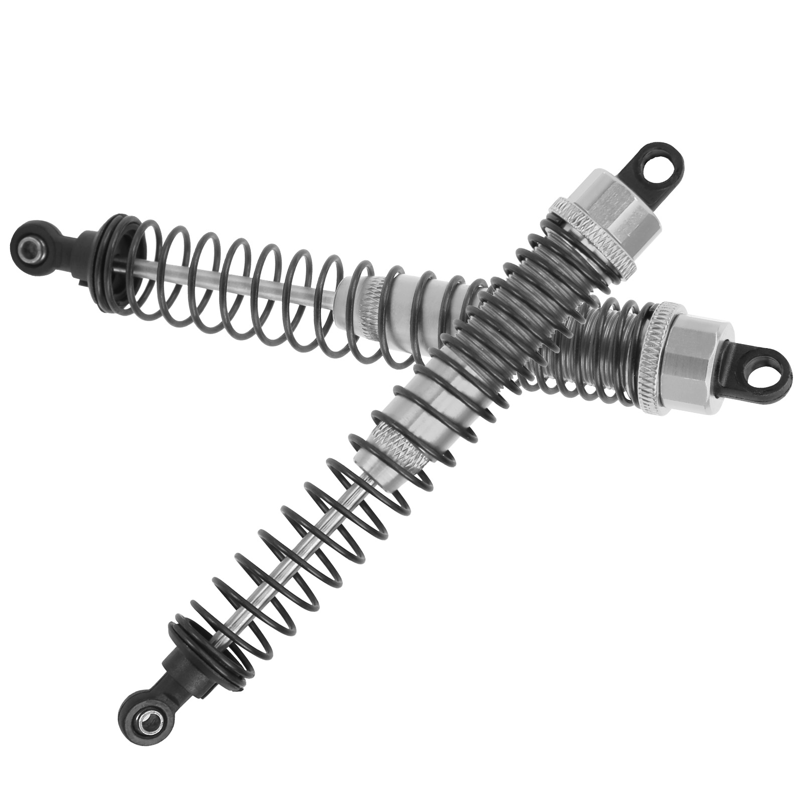 130-mm-stoßdämpfer Aus Aluminiumlegierung Für Traxxas/slash/2wd-ferngesteuerte Autos (silber)