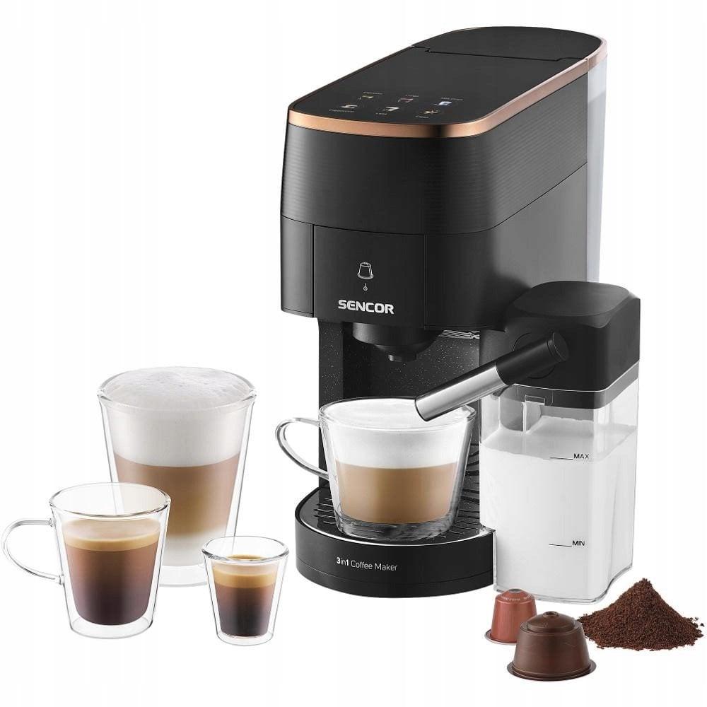 Kaffeemaschine Sencor Scc 3000bk 19 Bar 1.2 L