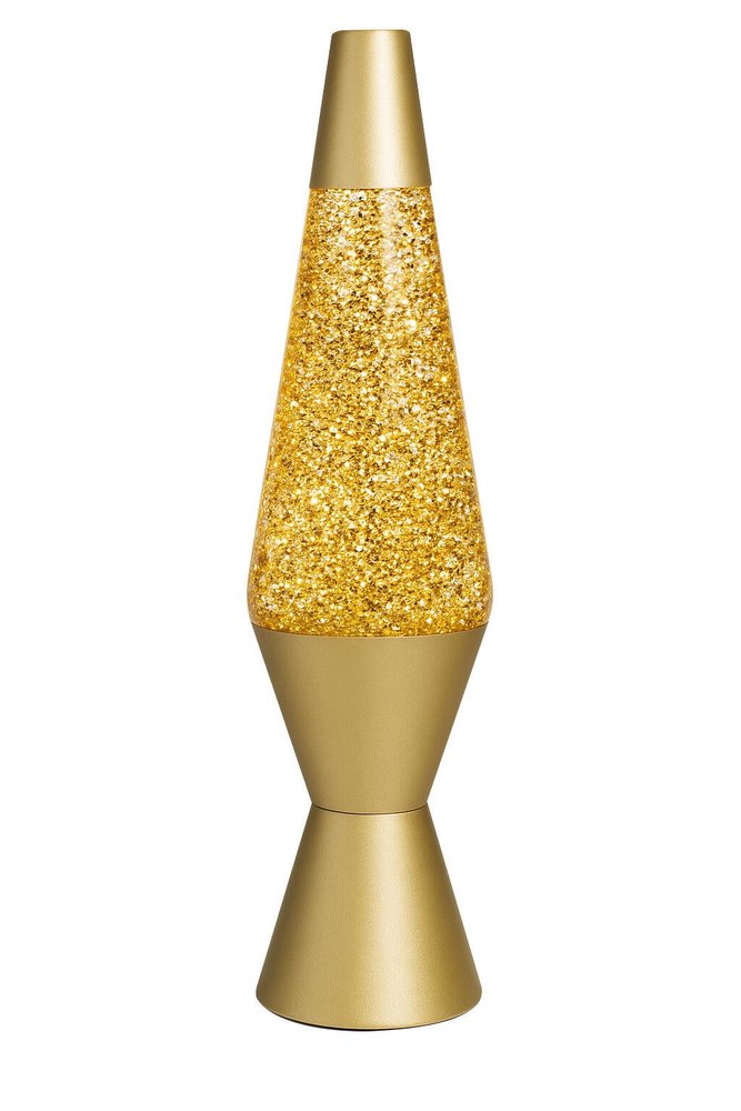 Romy Led-glitzerlampe, Stahl, Gold, H. 36 Cm Seynave