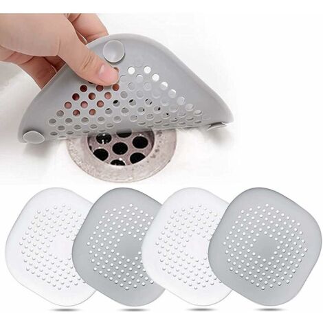 Pieza De Protector De Drenaje De Silicona, Filtro De Fregadero De Küche Con Ventosa, Filtro De Cubierta De Drenaje De Bañera, Filtro De Fregadero De Küche Y Bad.