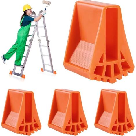Cubiertas Für Pies De Escalera, Pack Von 4 Pies De Escalera Antideslizantes, Pies De Escalera De Repuesto, Cubiertas Für Pies De Escalera Für Escaleras Telescópicas, Escaleras Grandes (nar