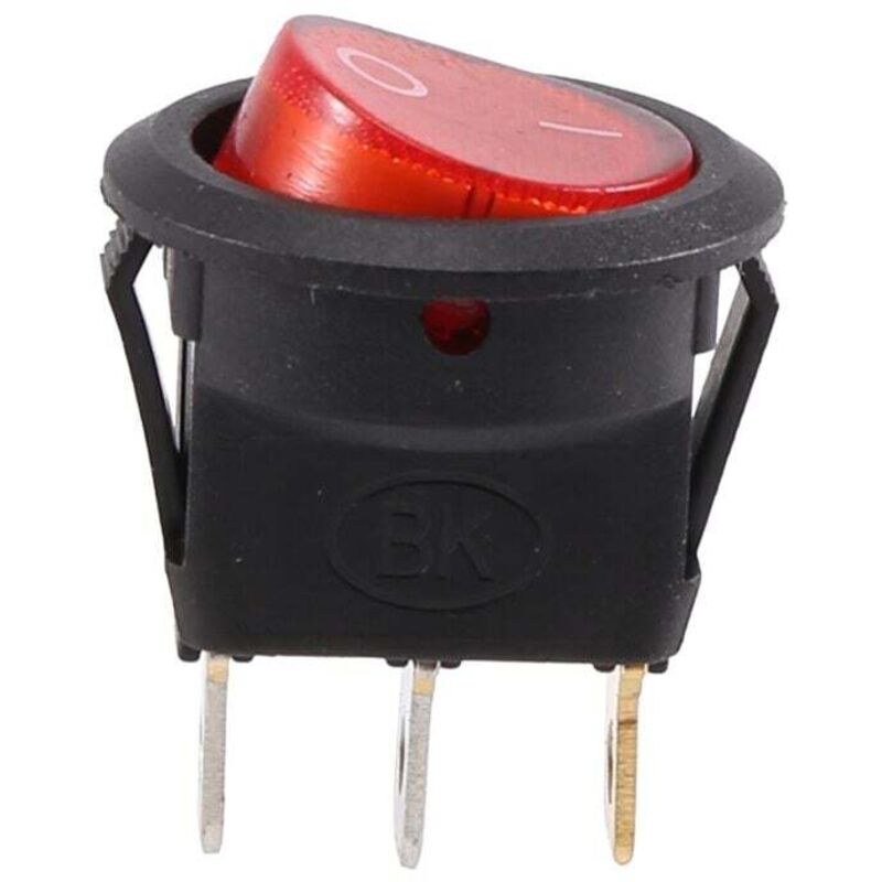 Schalter Basculante Bipolar Rojo De 3 Pines, 220 V Ca, Encendido/apagado