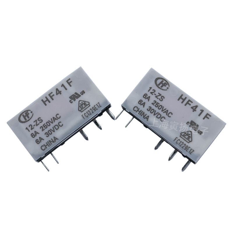 Hongfa Hf41f/12-zs 12v Dc 6a Relais - Neuer Und Originaler Elektromagnetischer Signalwandler