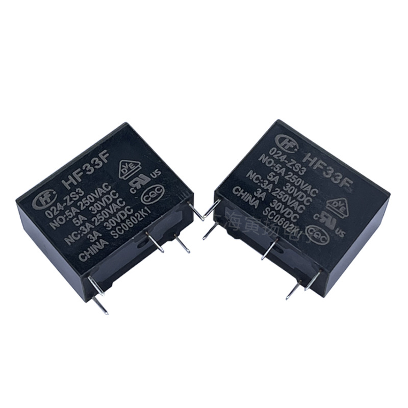 Xiamen Hongfa/hf Hf33f/012-zs3 12v Dc 5a Relais, Neu Und Original