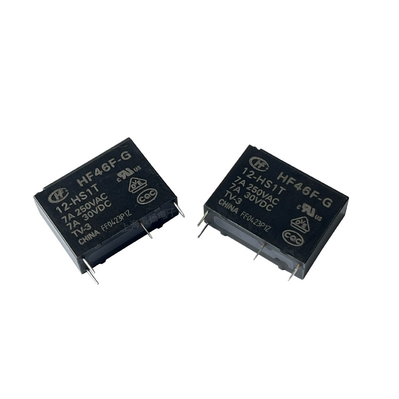 Hongfa Hf46f-g/12-hs1t 12v Dc 7a 4-poliges Relais, Neu Und Original, Elektromagnetisches Signal