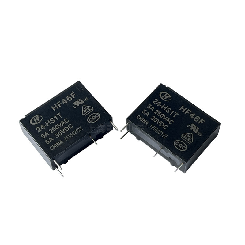 Xiamen Hongfa Hf46f-24-hs1t 24v Dc Signalrelais, Neu Und Original, 5a