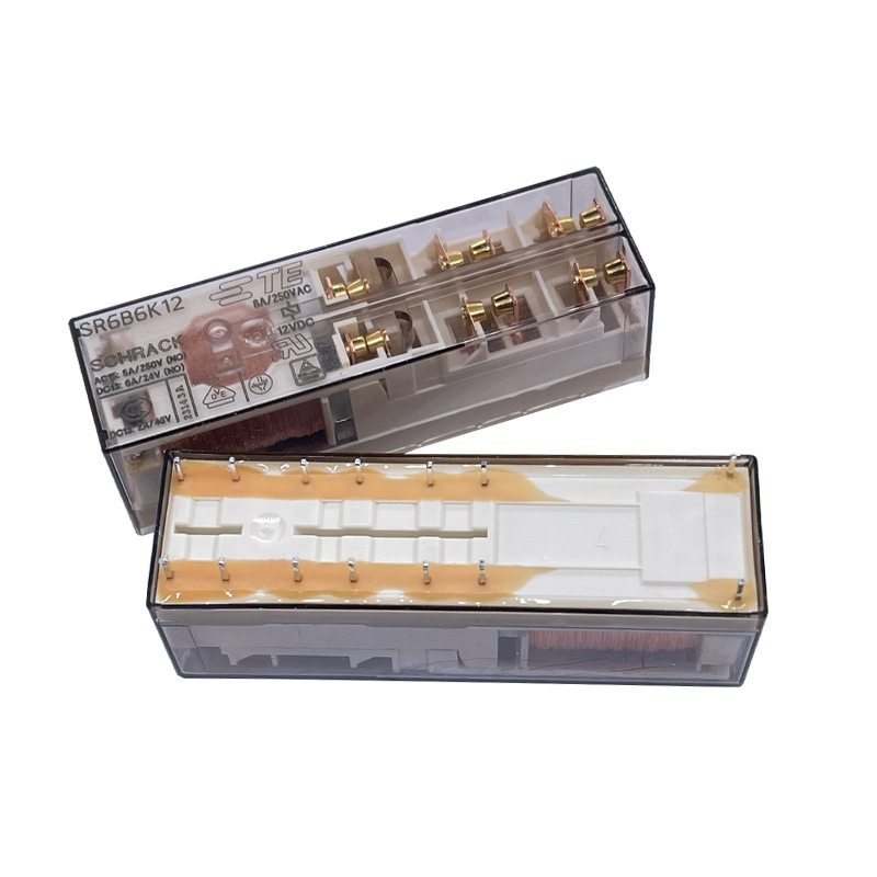 Original Importiertes Te Connectivity Sr6b6k12 Aufzugssicherheitsrelais, 12v Dc, 8a, 14 Pins (vier Offen, Zwei Geschlossen)