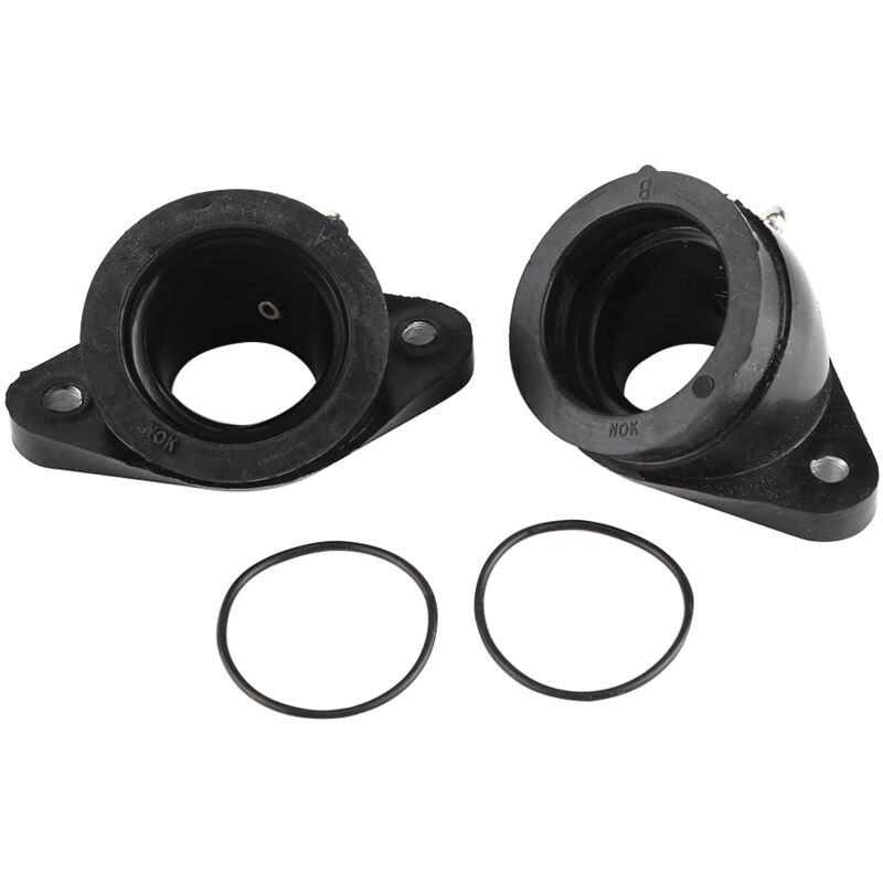 Gistuch 2 X Adaptateurs D'Interface De Carburateur D'Admission De Carburateur De Moto Pour Yamaha Xv400 Xv500 Xv535