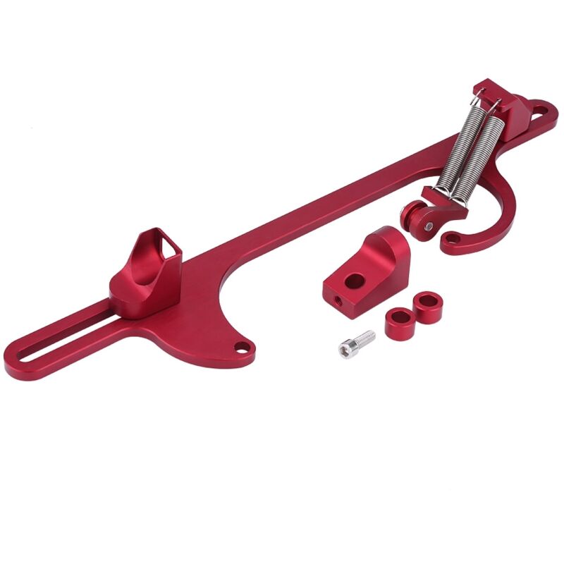 Support De Carburateur De Cble D'Accélérateur En Aluminium Billette Pour Carburateur Holley 4150 Et 4160 Series Rouge