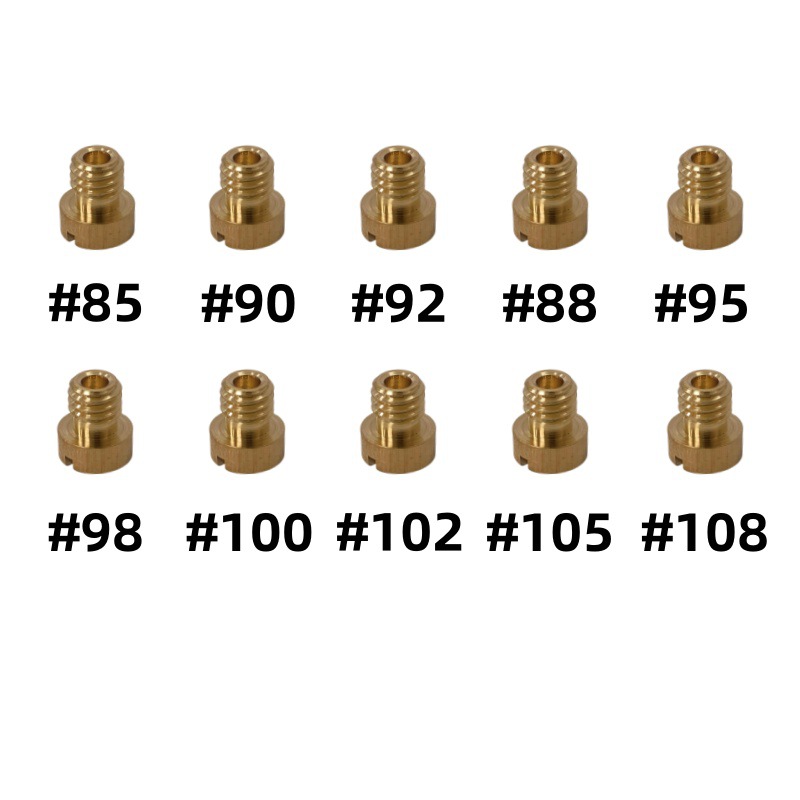 Lot Von 10 Gicleurs Principaux Von Carburateur M5 Kompatibels Mit Les Teers Von Moto Gy6 50cc 139qmb Pz19