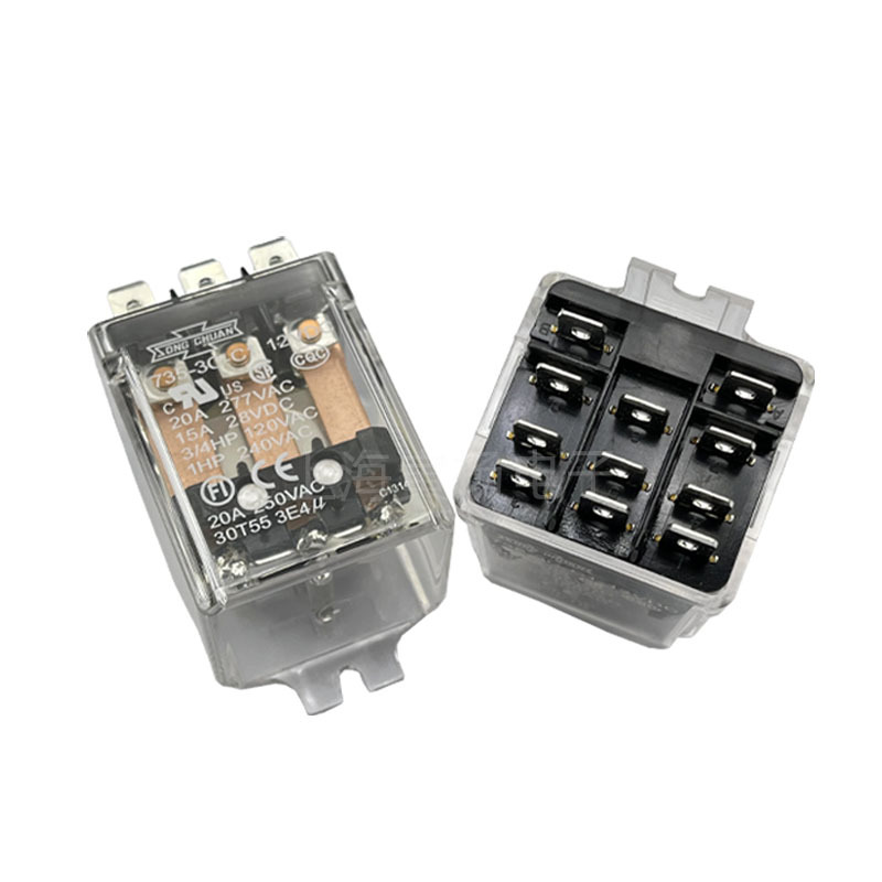 Matsukawa 735-3c-c1 12v Dc 20a Hochleistungs-zwischenrelais, 11 Pins, Drei Gruppen, Neu Und Original