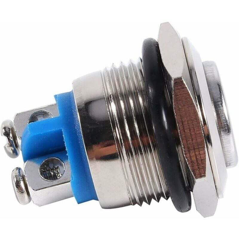 Schalter Pulsador, 16 Mm, 12 V, Interruptor De Arranque Momentáneo, Botones Pulsadores Momentáneos, Interruptor De Botón De Bocina De Aire Für Control De Circuito