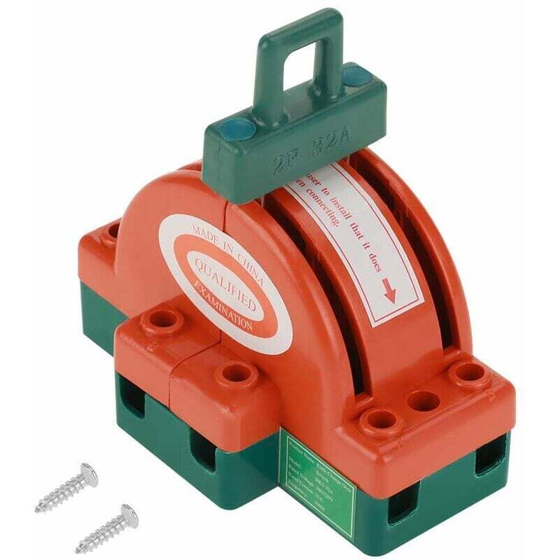 Schalter De Cuchilla 2p, 32 A, 2 Polos, Interruptor De Cuchilla De Desconexión De Doppel Tiro, Interruptor De Cuchilla Eléctrico De Conexión Firme Für Empresas Industrielles Y Electrohaushalts.