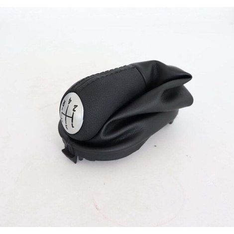 5-gang-schaltknauf Mit Manschette Für Clio 2 Ii, Clio 3 Iii, Megane 2 Ii, Scénic 2 Ii, Kangoo