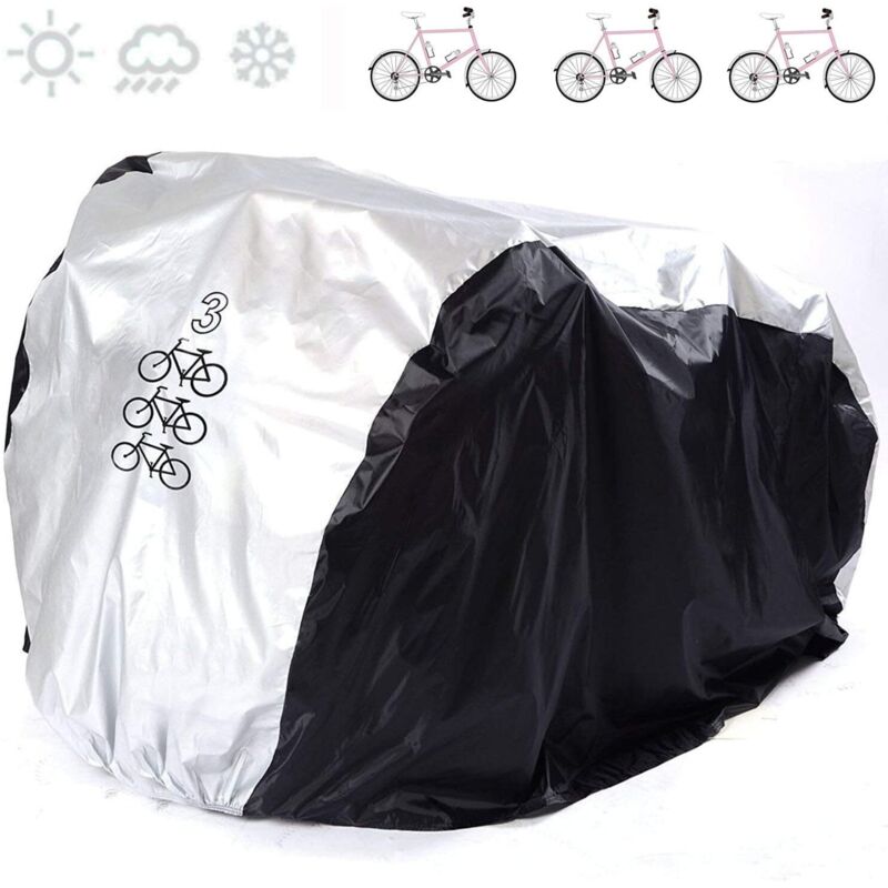 Outdoor-fahrradabdeckung, Uv-schutz, Staubdicht, Wasserdicht Und Regendicht, Geeignet Für Fahrräder, Motorräder, Mountainbikes Und Rennräder.
