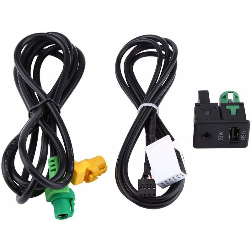 Zusatzschalterkabel, Keenso Aux-usb-kabeladapter Mit Kabelbaum Für 3er E87 E90 E91 E92 X5 X6