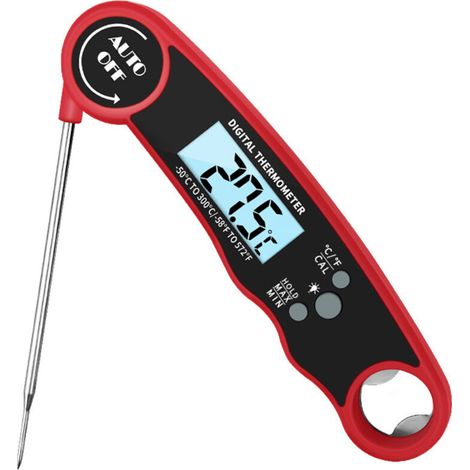 Fleischthermometer, Digitales Fleischthermometer, Thermometer Für Küche Und Grill, Zum Kochen, Grillen, Für Truthahn, Süßigkeiten, Flüssigkeiten, Rindfleisch