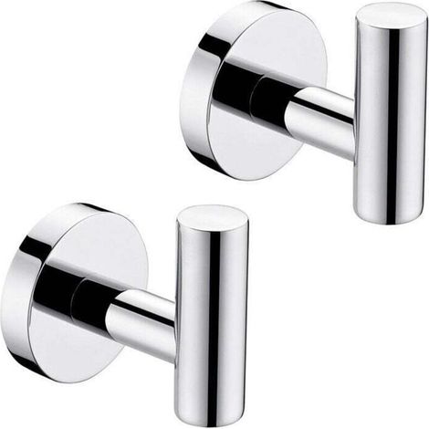 Ulisem 2er-packung Bademantelhaken Für Bad, Wc, Mantel, Handtuch, Hut, Edelstahl