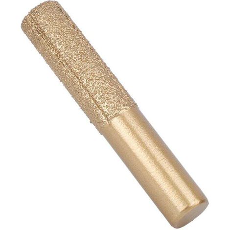 Ulisem Fräser Für Oberfräse, Trimmer Und Spindelformmaschine, Diamant-fräser, Goldgelöteter Gerader Schaft Für Quarzstein- Und Marmorschneidmesser, 12,7 X 13,5 X 75 Mm