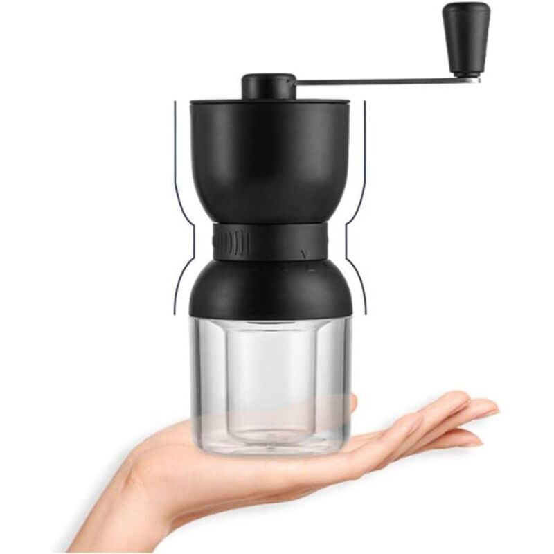 Manuelle Kaffeemühle Mit Einstellbaren Mahlgraden, Keramisches Kegelmahlwerk Für Filterkaffee, Espresso, French Press Und Brühkaffee - Fei Yu