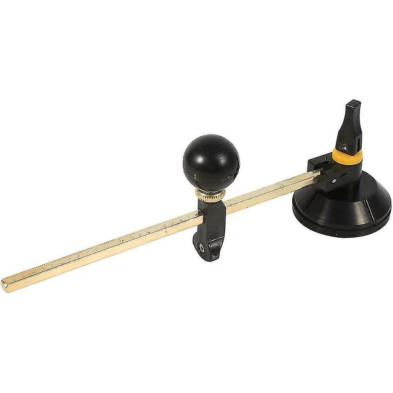 Crea 1-teiliger Rundglasschneider Mit Saugnapf, Diamant-rundmesser Für Professionelle Hobby-glasschneider – Durchmesser 300 Mm