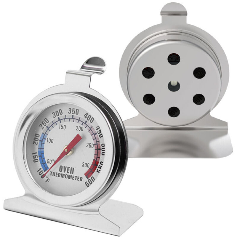 Ofenthermometer, Verbessertes Zifferblatt Aus Edelstahl 431, Gut Ablesbares Fleischthermometer Mit Gehärtetem Glas, Temperaturanzeige Für Pizzaöfen Zum Kochen