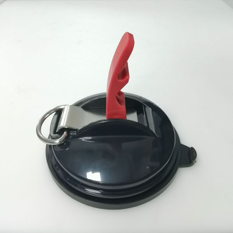 Set Mit 4 Auto-saugnäpfen Und 8 S-förmigen Befestigungshaken, Multifunktionale Saugnäpfe, Verankerungswerkzeug Für Autos, Gepäckabdeckungen, Auto-gummiseile (schwarze Platte + Rote Schlaufe)