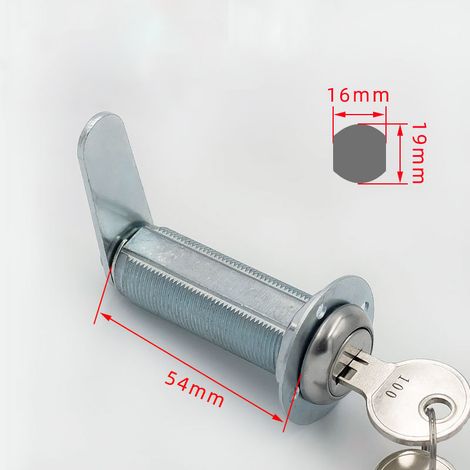 Csparkv – Extra Langer 54-mm-nockenverschluss Aus Edelstahl – Wetterfest – Staubschutzkappe Und Gummidichtung