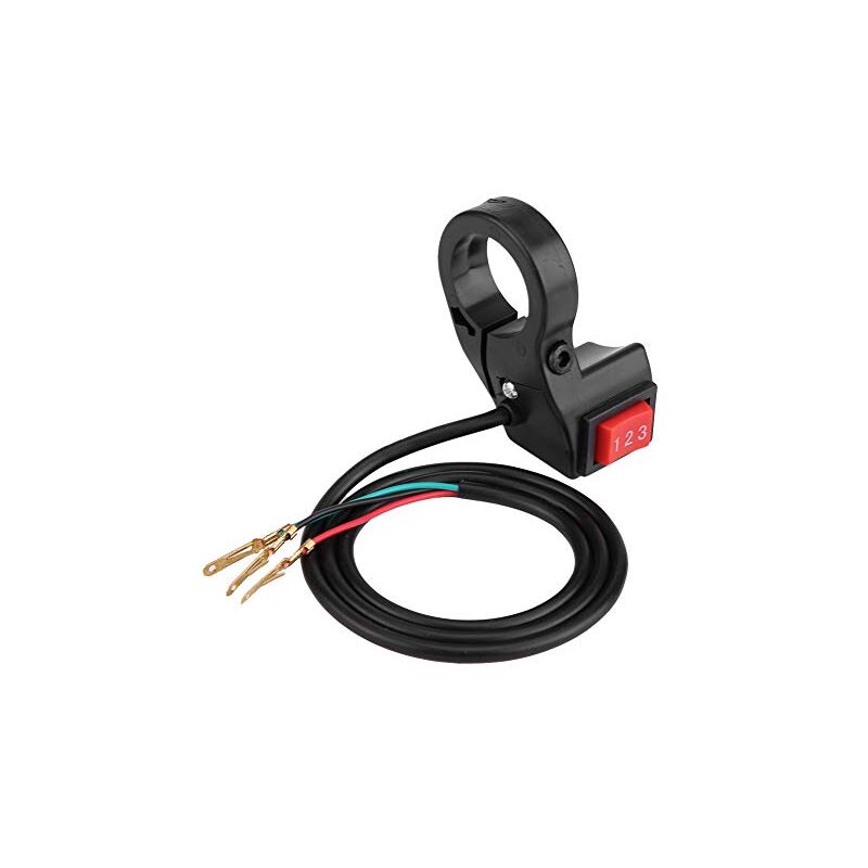 Ej.life 22 Mm 7/8 Zoll Lenkerschalthebel, 3-gang-elektroschalthebelmodul Für Motorrad, E-bike Und Roller