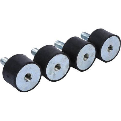 4x M8 Gummilager Für Antivibrationsdämpfer, Schalldämpferblockspulen (vd3020 M823)