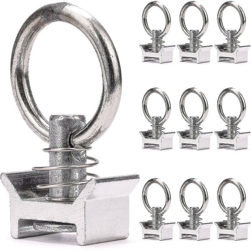 10 X Einzelpfähle Mit Ring 1000 Kg Aero-zurrpfähle Für Luftfahrt-zurrschienen-ringankerpfähle