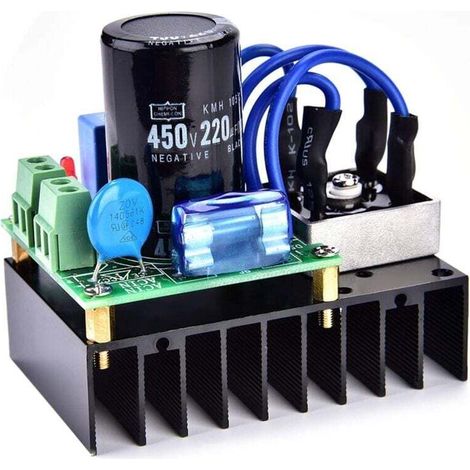 Ulisem Gleichrichterkarte, Gleichrichtermodul, Langlebiger 0–220-v-wechselstromeingang, Mehrfacher Schutz, Praktischer Ac/dc-wandler Für 0–311-v-gleichstromausgang, Betriebsanzeige