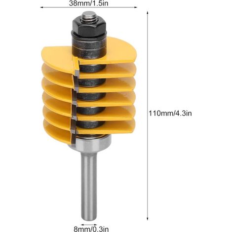 Wendeschneidplattenfräser, Zylinderfräser, 8-mm-verstellbarer Stangenfräser