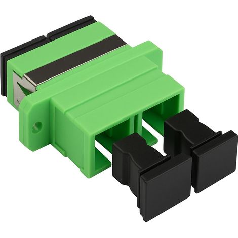 Packungsinhalt: 1 Apc Sc-sc Glasfaserkoppler, Geringe Dämpfung 0,2 Db, Keramikhülse, Für Ftth-netzwerke